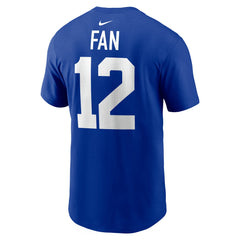 Nike 12s Seattle Seahawks Player Name & Number T-Shirt Royal