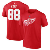 Patrick Kane Detroit Red Wings Fanatics Authentic Stack Name & Number T-Shirt - Red - NHL 2001787329