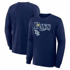 Tampa Bay Rays Fanatics Lock-Up Legacy Long Sleeve T-Shirt - Navy - Fanatics Sale