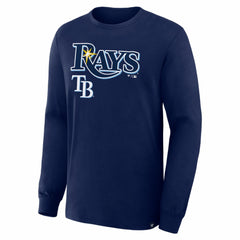 Tampa Bay Rays Fanatics Lock-Up Legacy Long Sleeve T-Shirt - Navy - Fanatics Sale