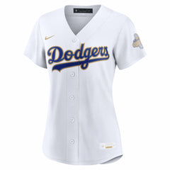 Los Angeles Dodgers Nike Women's 2026 Gold Collection Stadium Jersey - White - Nike Online
