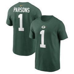 Nike Micah Parsons Green Bay Packers Name & Number T-Shirt Green