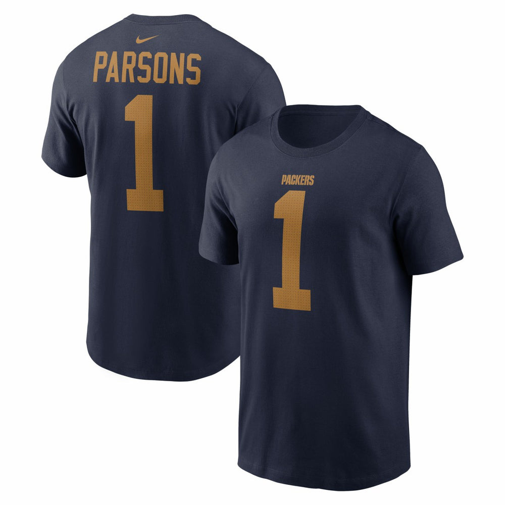 Nike Micah Parsons Green Bay Packers The 1923 Classic Name & Number T-Shirt Navy