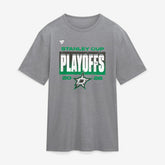 Dallas Stars Fanatics 2026 Stanley Cup Playoffs Vintage Tri-Blend T-Shirt - Athletic Heather Gray - NHL 2001794565