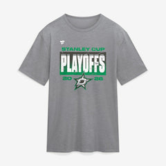 Dallas Stars Fanatics 2026 Stanley Cup Playoffs Vintage Tri-Blend T-Shirt - Athletic Heather Gray - NHL 2001794565