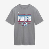 Colorado Avalanche Fanatics 2026 Stanley Cup Playoffs Vintage Tri-Blend T-Shirt - Athletic Heather Gray - NHL 2001794567