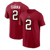 Nike Emeka Egbuka Tampa Bay Buccaneers Player Name & Number T-Shirt Red
