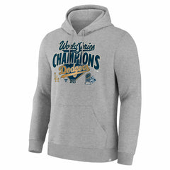 Los Angeles Dodgers Fanatics 2025 World Series Champions Locker Room Hoodie - Steel - Fanatics Discount
