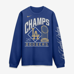 Los Angeles Dodgers Nike 2026 Gold Collection Fleece Pullover - Royal - Nike Lifestyle