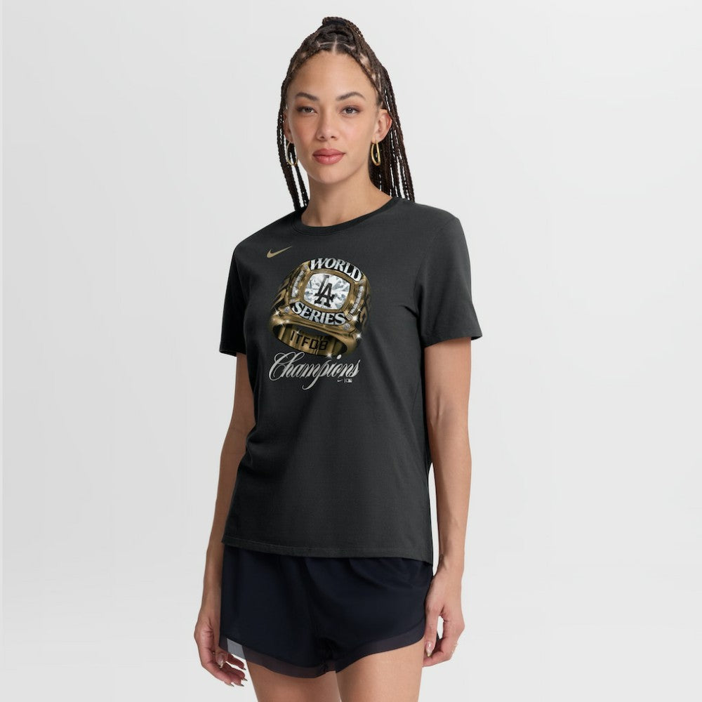 Los Angeles Dodgers Nike Women's 2026 Gold Collection Graphic T-Shirt - Black - Nike on Sale