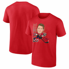 Matthew Tkachuk Florida Panthers Fanatics Caricature Player T-Shirt - Red - NHL 2001824644