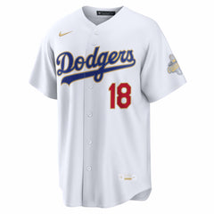 Yoshinobu Yamamoto Los Angeles Dodgers Nike 2026 Gold Collection Stadium Jersey - White - Nike Lifestyle