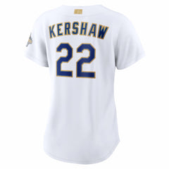 Clayton Kershaw Los Angeles Dodgers Nike Women's 2026 Gold Collection Stadium Jersey - White - Nike Discount
