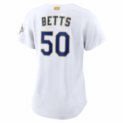 Mookie Betts Los Angeles Dodgers Nike Women's 2026 Gold Collection Stadium Jersey - White - Nike on Sale