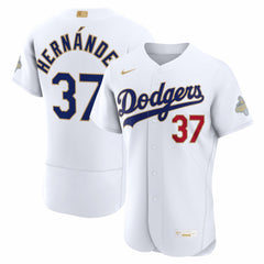 Teoscar Hernández Los Angeles Dodgers Nike 2026 Gold Collection Authentic Jersey - White - Nike on Sale