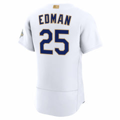 Tommy Edman Los Angeles Dodgers Nike 2026 Gold Collection Authentic Jersey - White - Nike Lifestyle