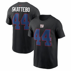 Nike Cam Skattebo New York Giants Name & Number T-Shirt Black