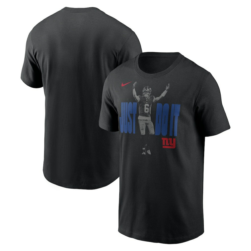 Nike Jaxson Dart New York Giants Just Do It T-Shirt Black