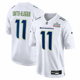 Nike Jaxon Smith-Njigba Seattle Seahawks Super Bowl LX Patch Tundra Fashion Game Jersey White