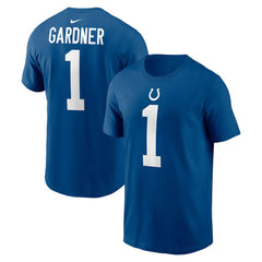 Nike Ahmad Sauce Gardner Indianapolis Colts Player Name & Number T-Shirt Royal