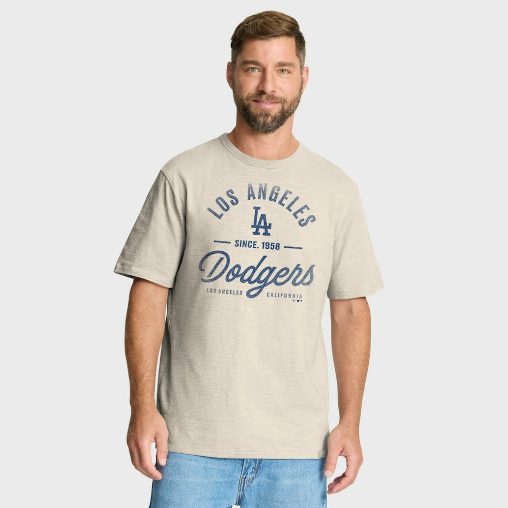 Los Angeles Dodgers Fanatics Stadium T-Shirt - Tan - Fanatics Lifestyle
