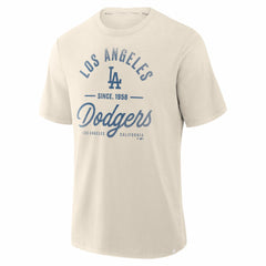 Los Angeles Dodgers Fanatics Stadium T-Shirt - Tan - Fanatics Lifestyle