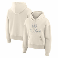Los Angeles Dodgers Fanatics Women's Legacy Fleece Hoodie - Cream - Fanatics Online