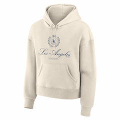 Los Angeles Dodgers Fanatics Women's Legacy Fleece Hoodie - Cream - Fanatics Online