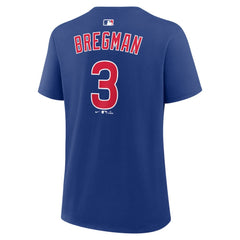 Alex Bregman Chicago Cubs Nike Women's Name & Number T-Shirt - Royal - Nike Lifestyle