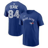 Dylan Cease Toronto Blue Jays Nike Home Name & Number T-Shirt - Royal - Nike on Sale