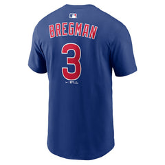Alex Bregman Chicago Cubs Nike Home Name & Number T-Shirt - Royal - Nike Lifestyle