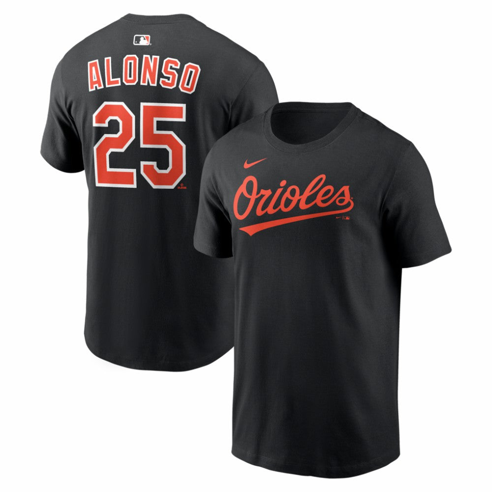 Pete Alonso Baltimore Orioles Nike Home Name & Number T-Shirt - Black - Nike Lifestyle