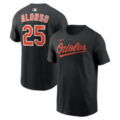 Pete Alonso Baltimore Orioles Nike Home Name & Number T-Shirt - Black - Nike Lifestyle