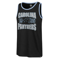 47 brand Carolina Panthers '47 Upload Franklin Tank Top Black