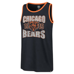 47 brand Chicago Bears '47 Upload Franklin Tank Top Navy
