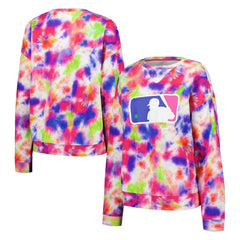 MLB Batterman Terez Neon Tie-Dye Pullover Sweatshirt - MLB Lifestyle