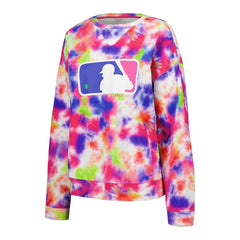 MLB Batterman Terez Neon Tie-Dye Pullover Sweatshirt - MLB Lifestyle