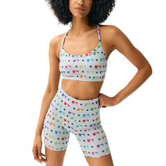MLB Merchandise Terez Women's TLC Rainbow Shorts - Gray - MLB Lifestyle
