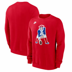 Nike New England Patriots Pat Patriot Club Sweatshirt Red