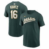 Nick Kurtz Athletics Nike Name & Number T-Shirt - Green - Nike Lifestyle