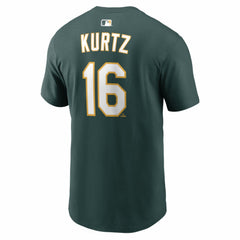 Nick Kurtz Athletics Nike Name & Number T-Shirt - Green - Nike Lifestyle