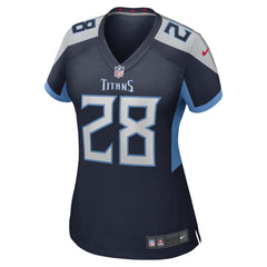 Nike Chris Johnson Tennessee Titans Women's Retired Player Game Jersey Navy