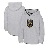 Vegas Golden Knights Girls Youth Ultimate Teddy Fleece Pullover Hoodie - Heather Gray - NHL 200189125