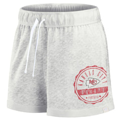 Fanatics Kansas City Chiefs Women's Vintage Badge Shorts Oatmeal