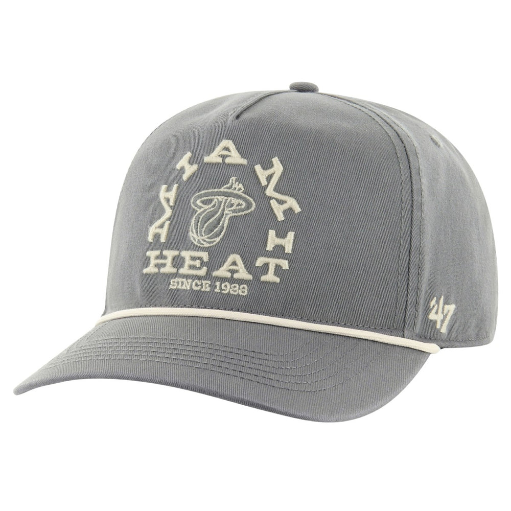 Miami Heat '47 Canyon Ranchero Hitch Adjustable Hat Charcoal | 47 brand Near Me
