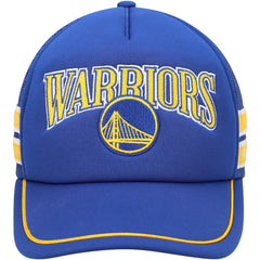 Golden State Warriors '47 Sidebrand Stripes Trucker Adjustable Hat for sale Royal | 47 brand