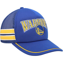 Golden State Warriors '47 Sidebrand Stripes Trucker Adjustable Hat for sale Royal | 47 brand