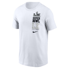 Nike New England Patriots vs. Seattle Seahawks Super Bowl LX Dueling T-Shirt White