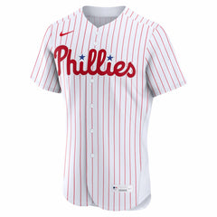 Philadelphia Phillies Nike Home Authentic Custom Jersey - White - Nike Sale