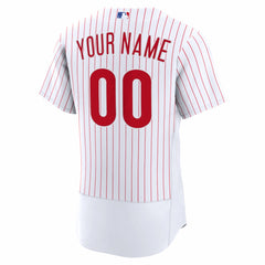 Philadelphia Phillies Nike Home Authentic Custom Jersey - White - Nike Sale